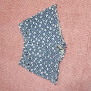 VINTAGE Express Daisy Denim Shorts - Size 13/14